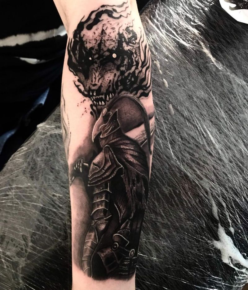 30 Gorgeous Dark Souls Tattoos You Can Copy