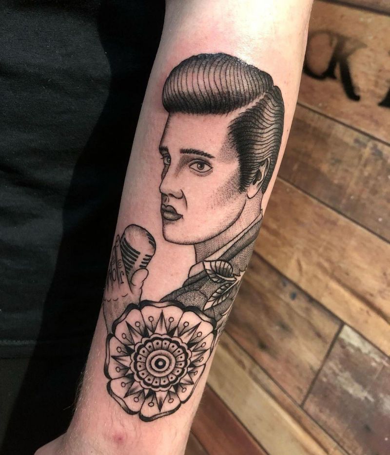 30 Pretty Elvis Tattoos You Will Love