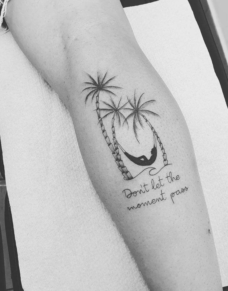 30 Gorgeous Hammock Tattoos You Can Copy