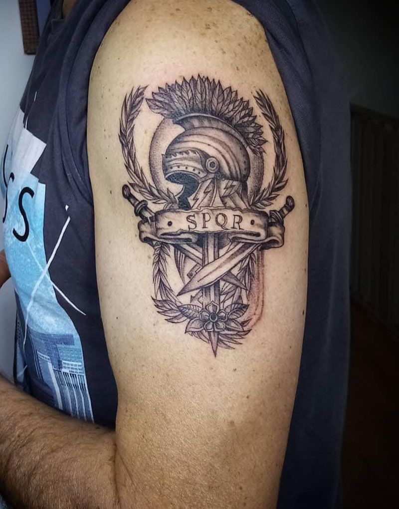 30 Unique SPQR Tattoos You Must See