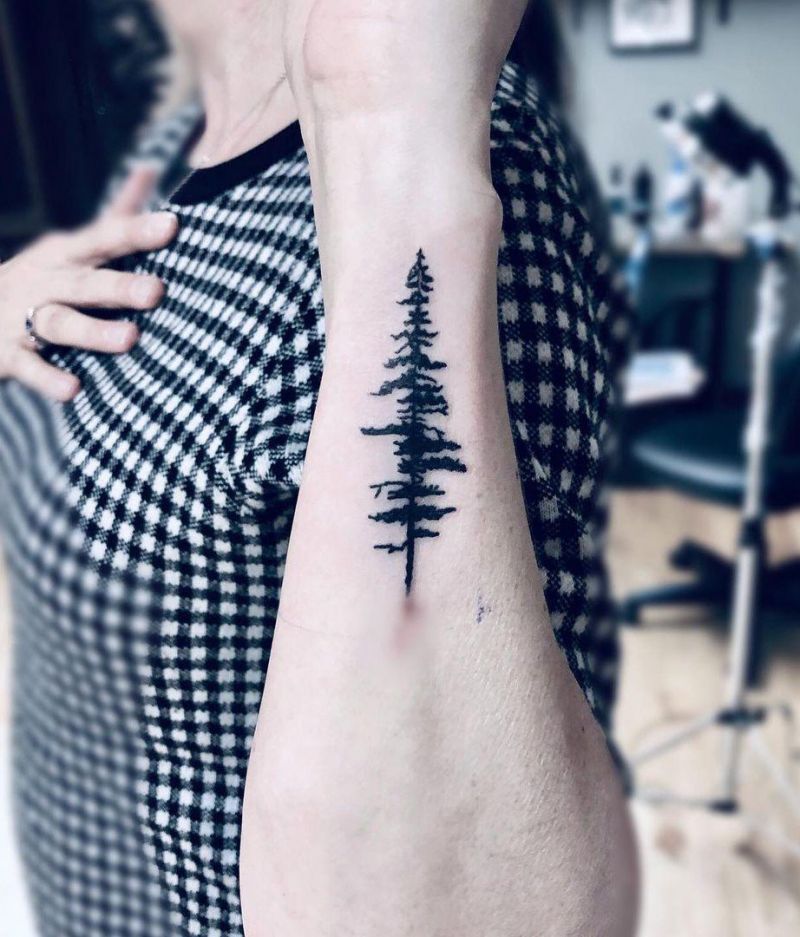 30 Pretty Spruce Tattoos You Can Copy