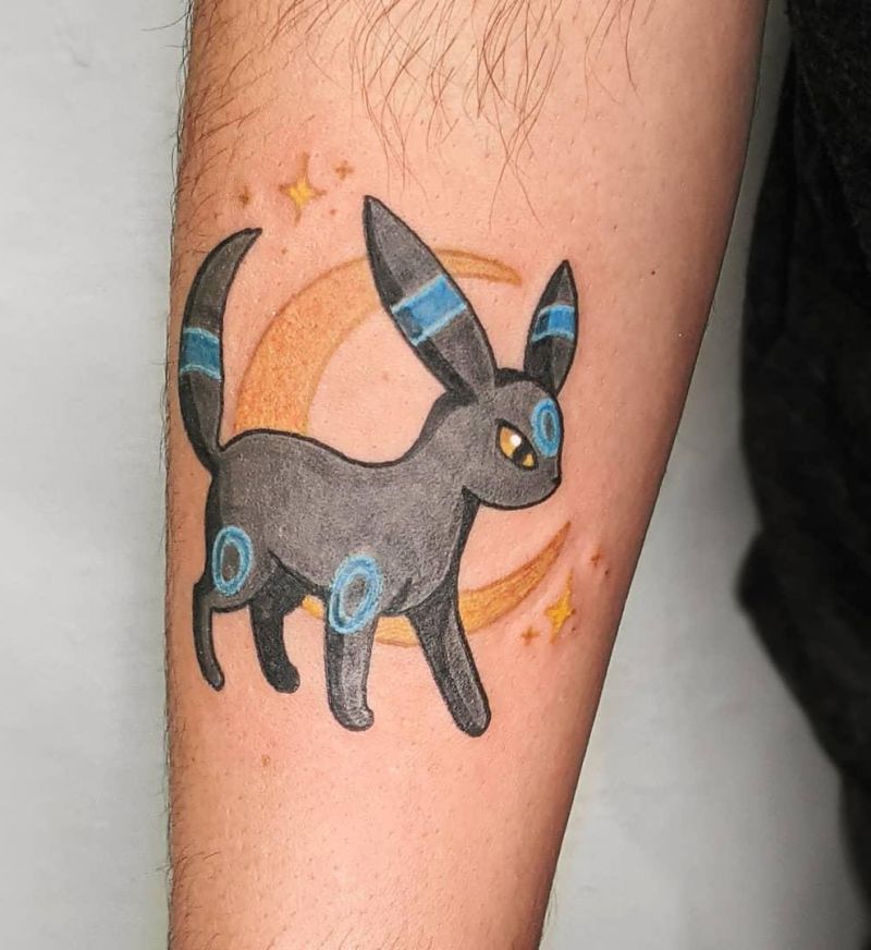 30 Cute Umbreon Tattoos You Must See