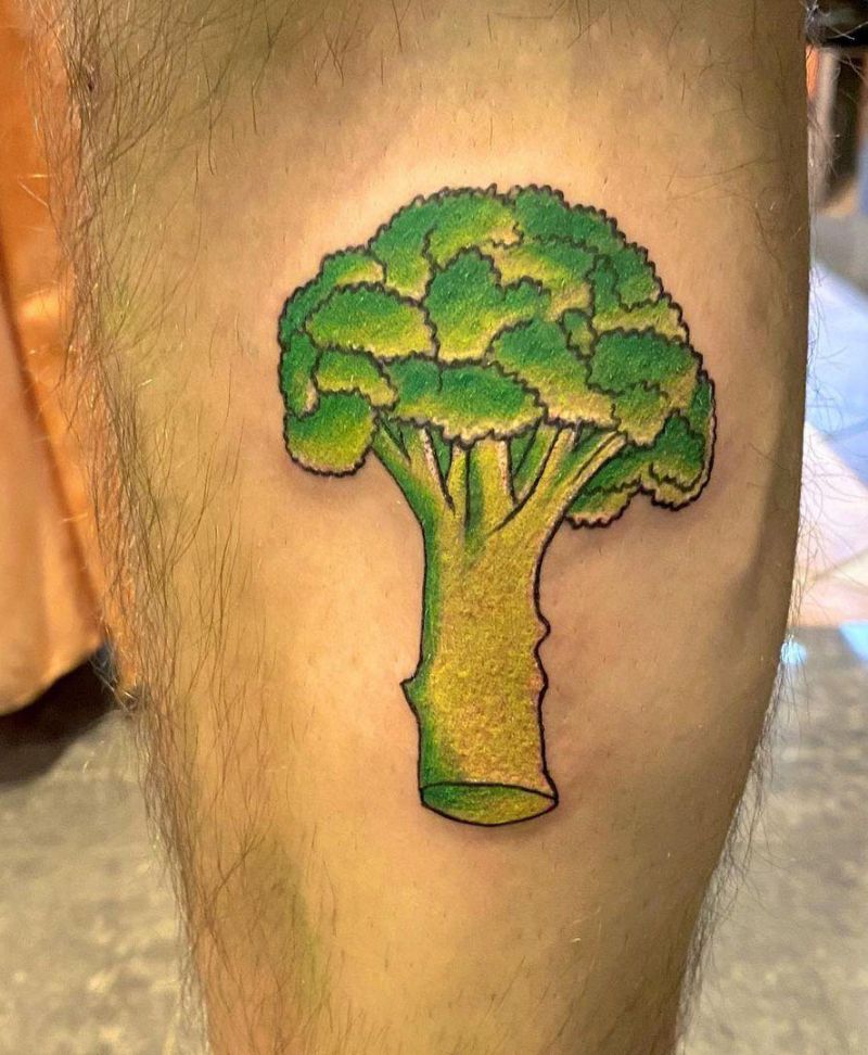 30 Pretty Broccoli Tattoos You Will Love