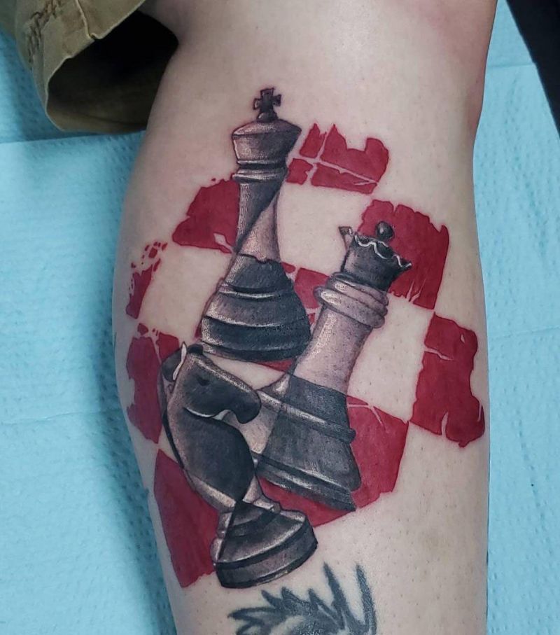 30 Pretty Chess Tattoos You Will Love