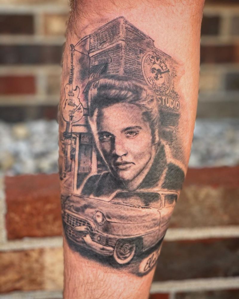 30 Pretty Elvis Tattoos You Will Love