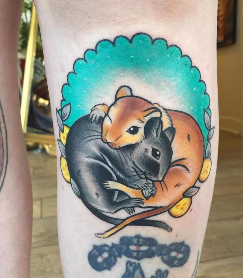 24 Gorgeous Gerbil Tattoos You Will Love