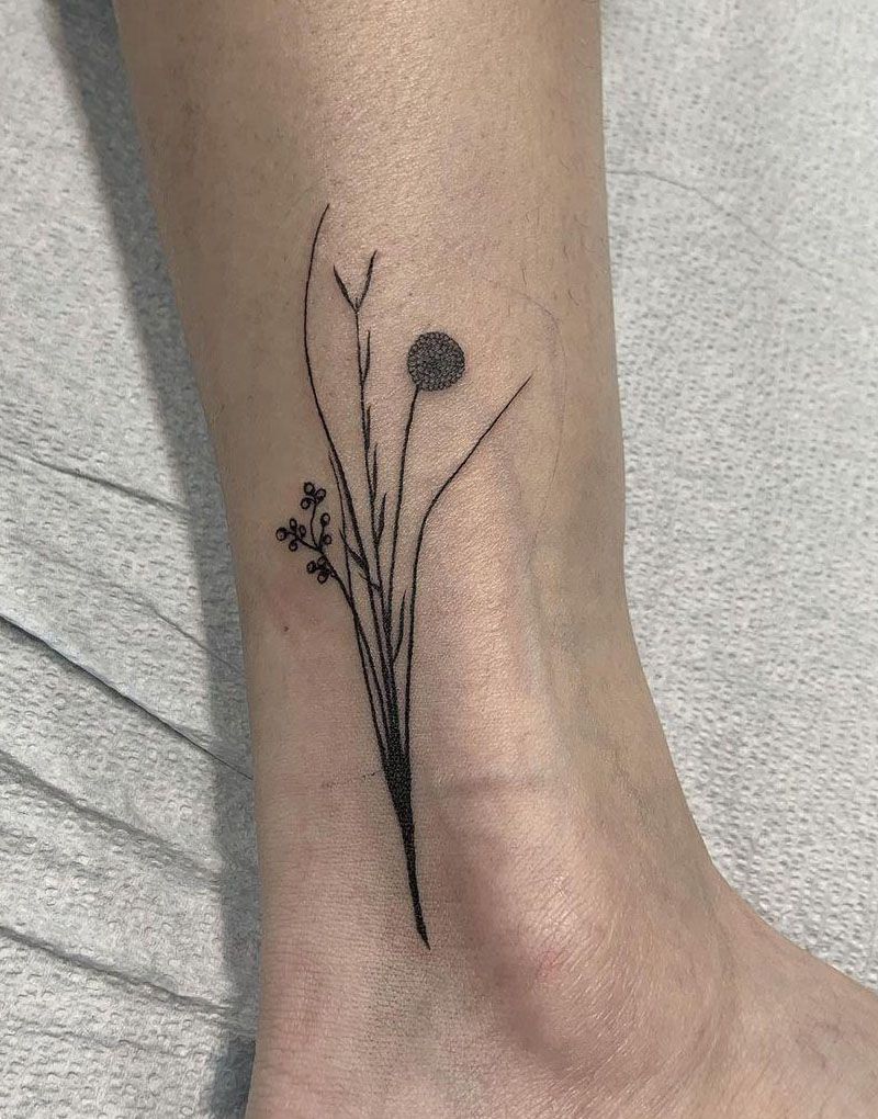 30 Pretty Grass Tattoos You Can’t Miss