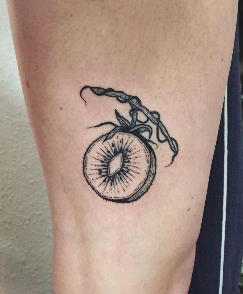 30 Pretty Kiwifruit Tattoos You Will Love