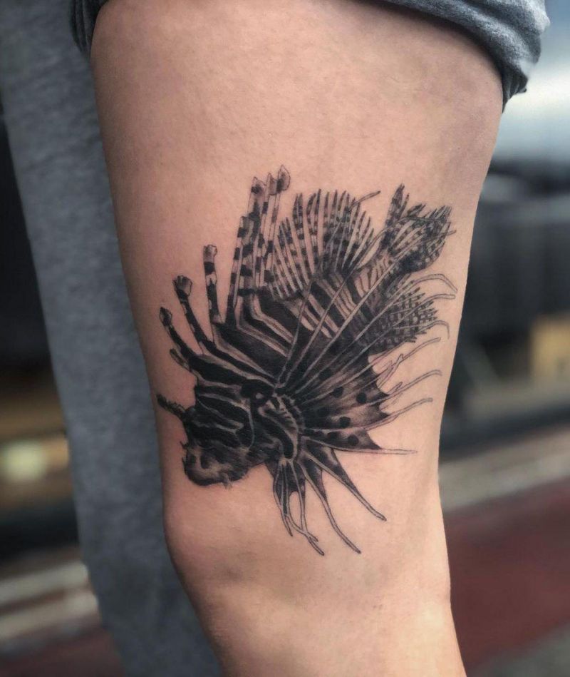 30 Gorgeous Lionfish Tattoos You Must Love