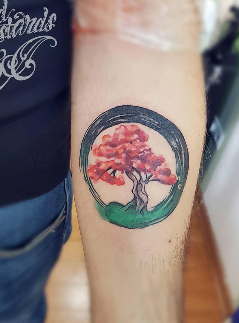 30 Gorgeous Maple Tree Tattoos to Inspire You