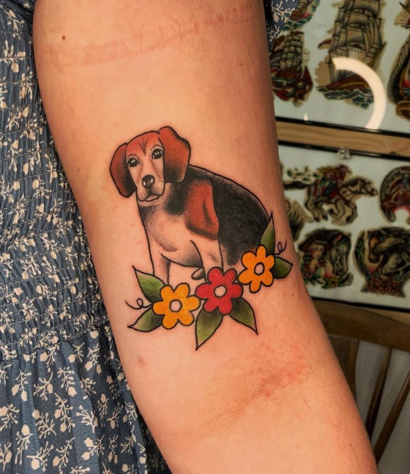 30 Cute Puppy Tattoos You Must Love