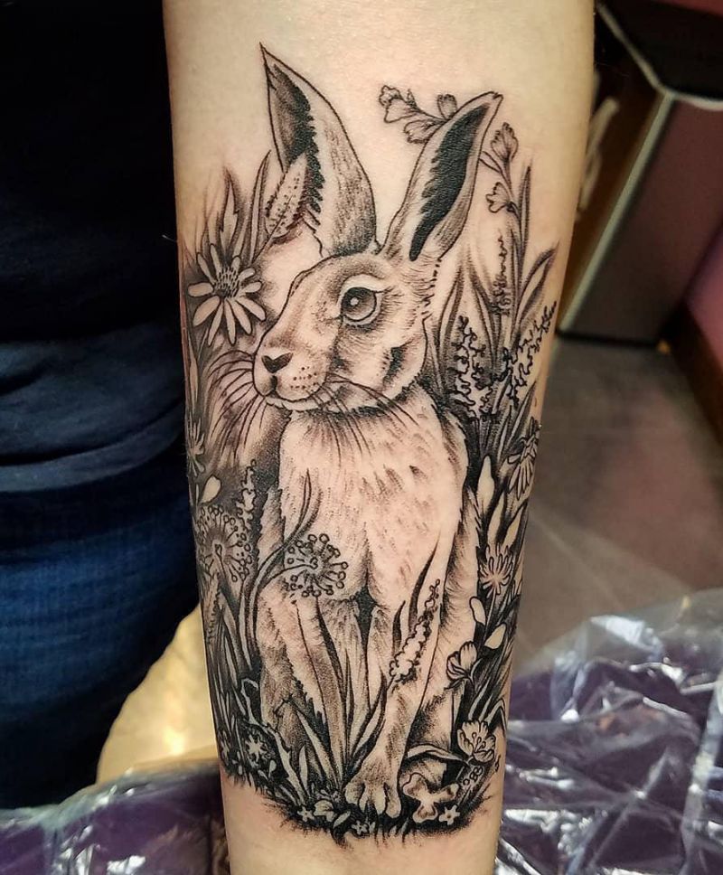 30 Wonderful Rabbit Tattoos Make You Attractive