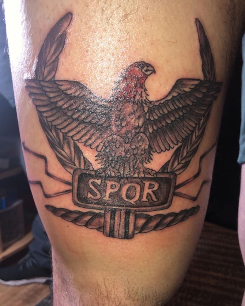 30 Unique SPQR Tattoos You Must See