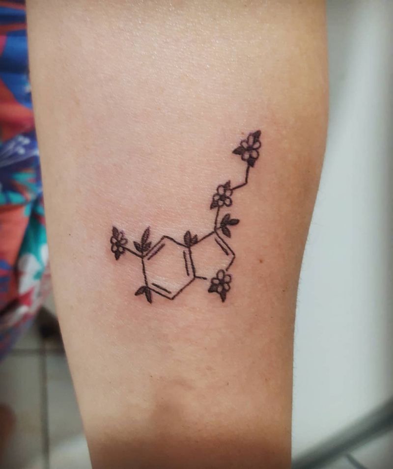 30 Pretty Serotonin Tattoos You Can't Miss