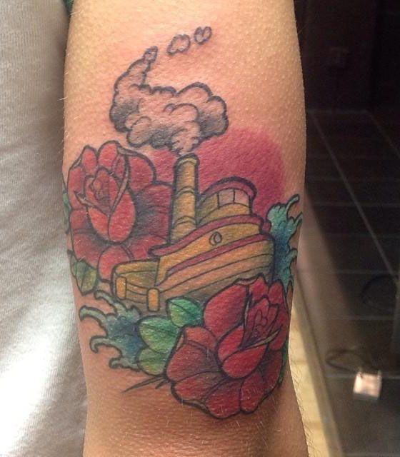 30 Pretty Tugboat Tattoos for Your Inspiration