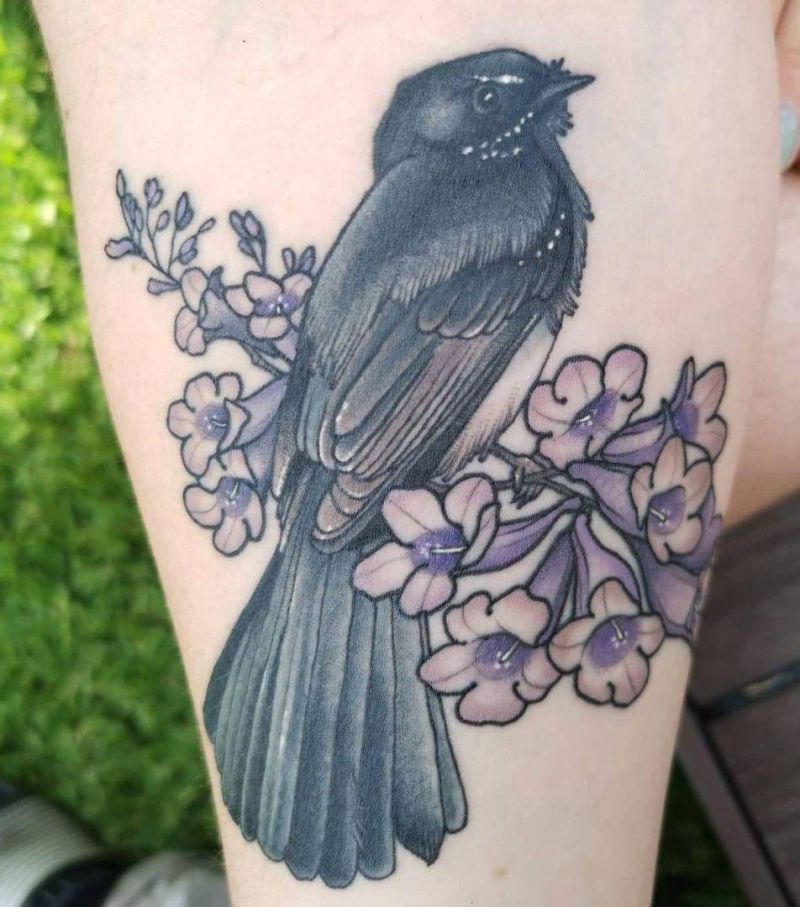 30 Pretty Willy Wagtail Tattoos You Must Love