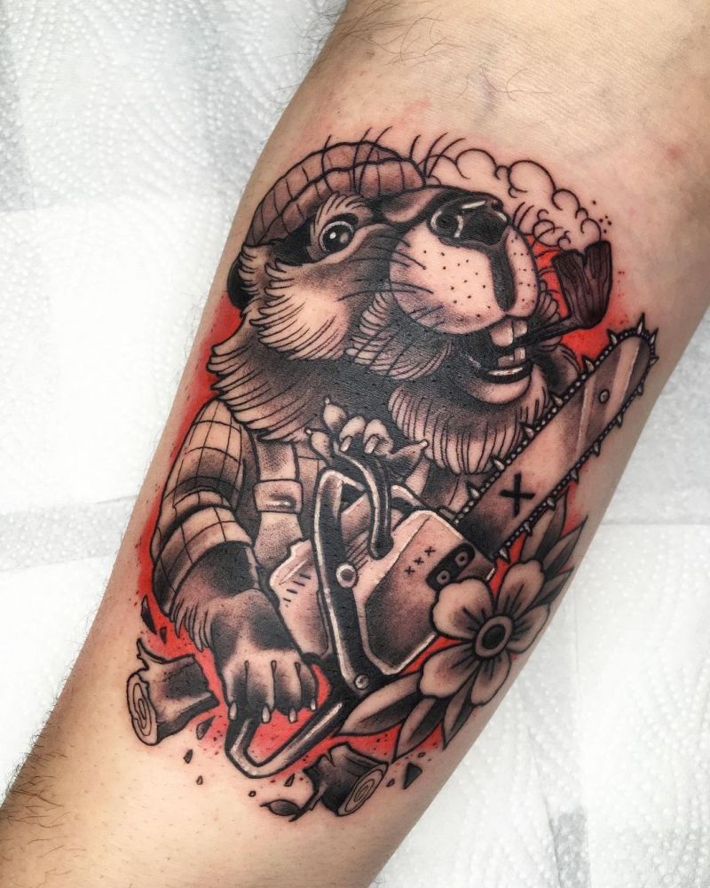 30 Cute Beaver Tattoos You Can’t Miss