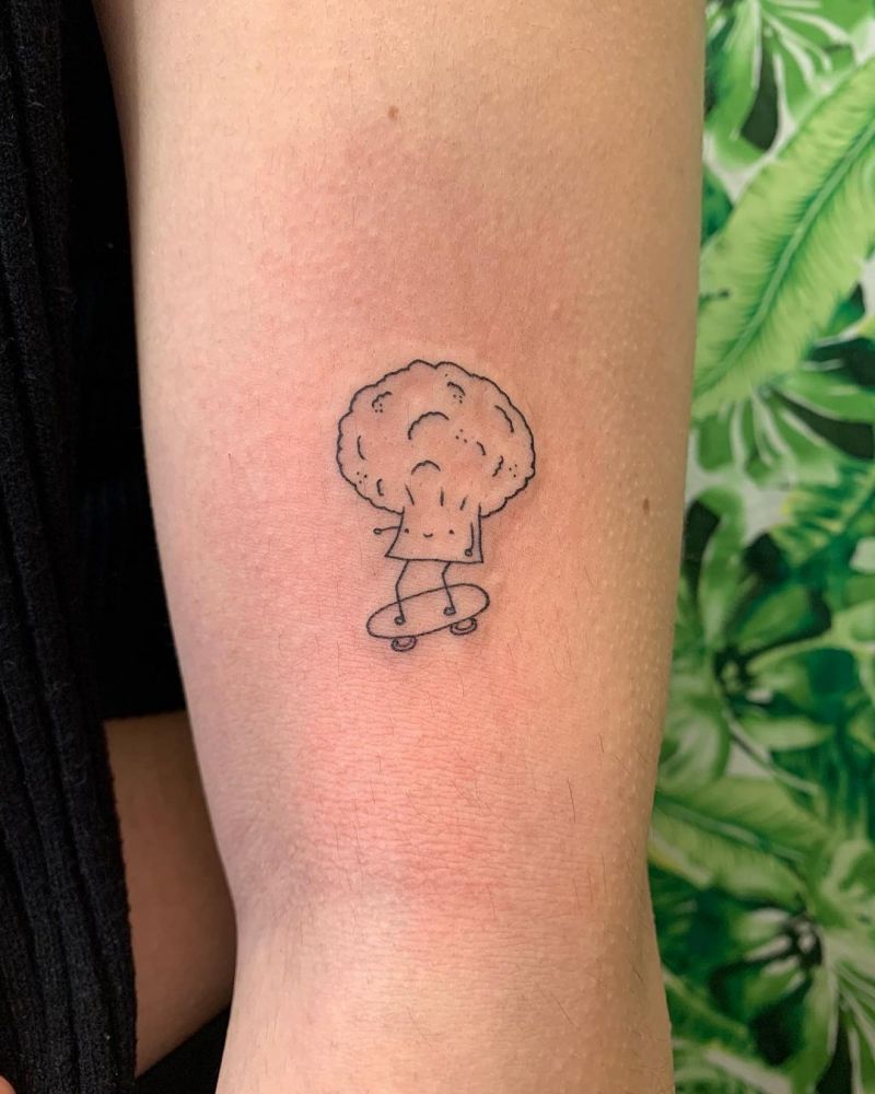 30 Pretty Broccoli Tattoos You Will Love