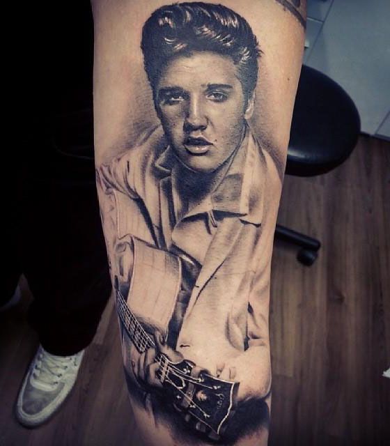 30 Pretty Elvis Tattoos You Will Love