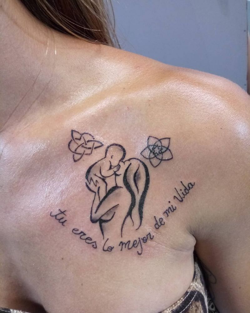 30 Delicate Mother Love Tattoos You Won't Regret