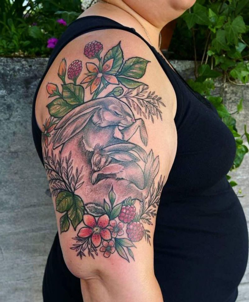 30 Wonderful Rabbit Tattoos Make You Attractive