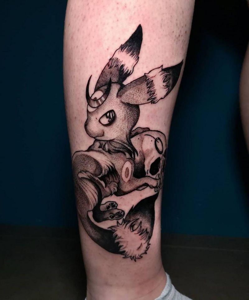 30 Cute Umbreon Tattoos You Must See