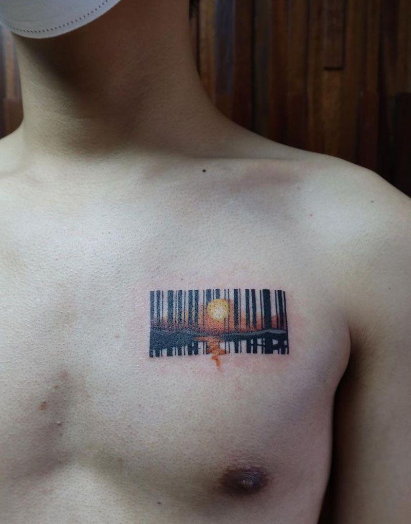 30 Unique Barcode Tattoos You Can Copy