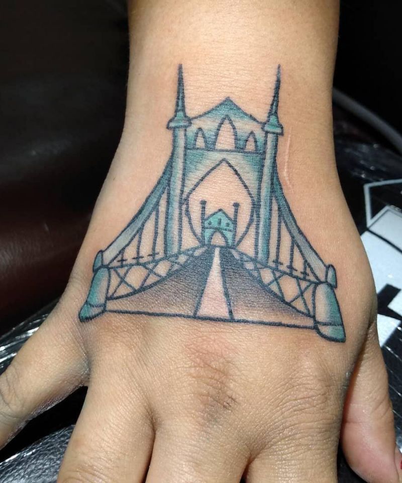 30 Pretty Bridge Tattoos for Your Inspiration