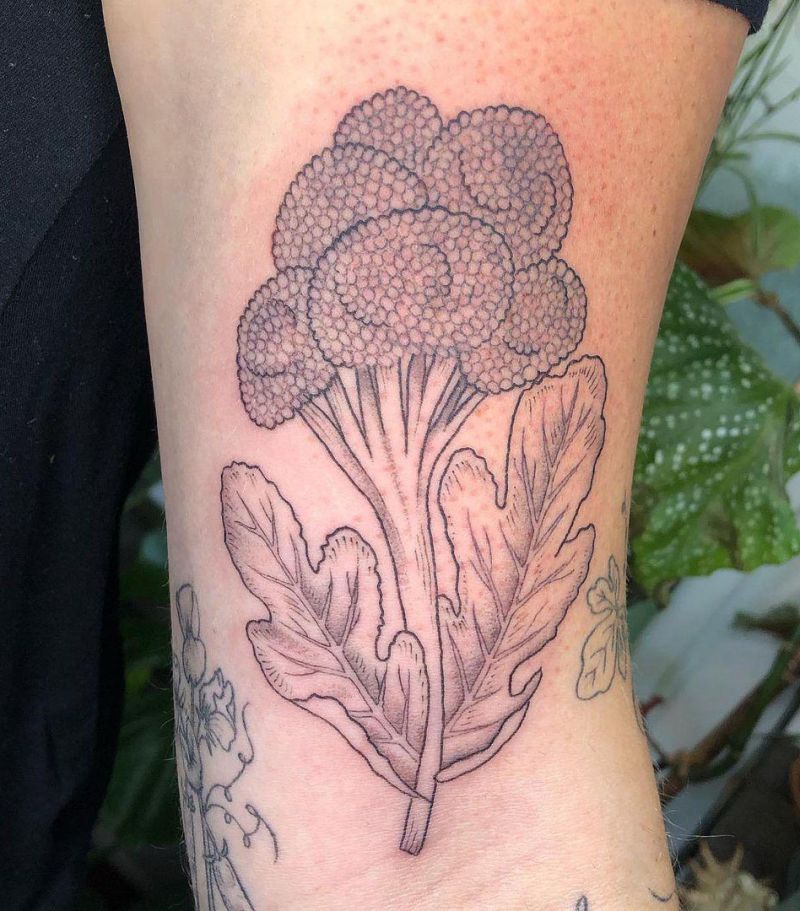 30 Pretty Broccoli Tattoos You Will Love