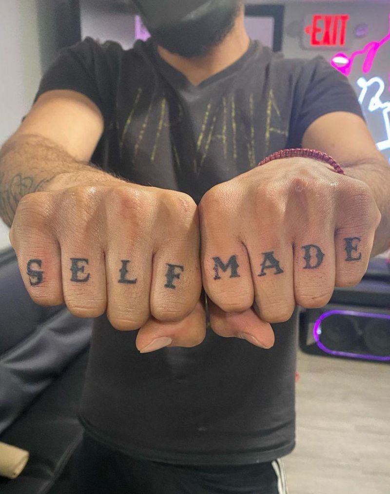 30 Perfect Knuckle Tattoos for Your Inspiration