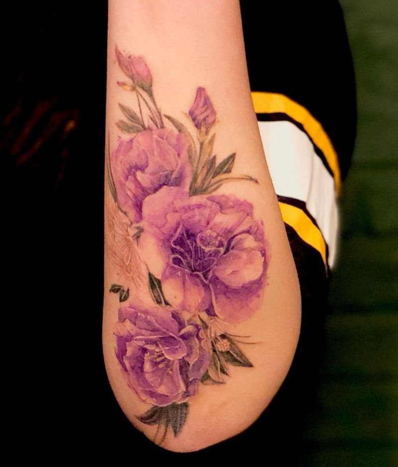 30 Pretty Lisianthus Tattoos You Must See