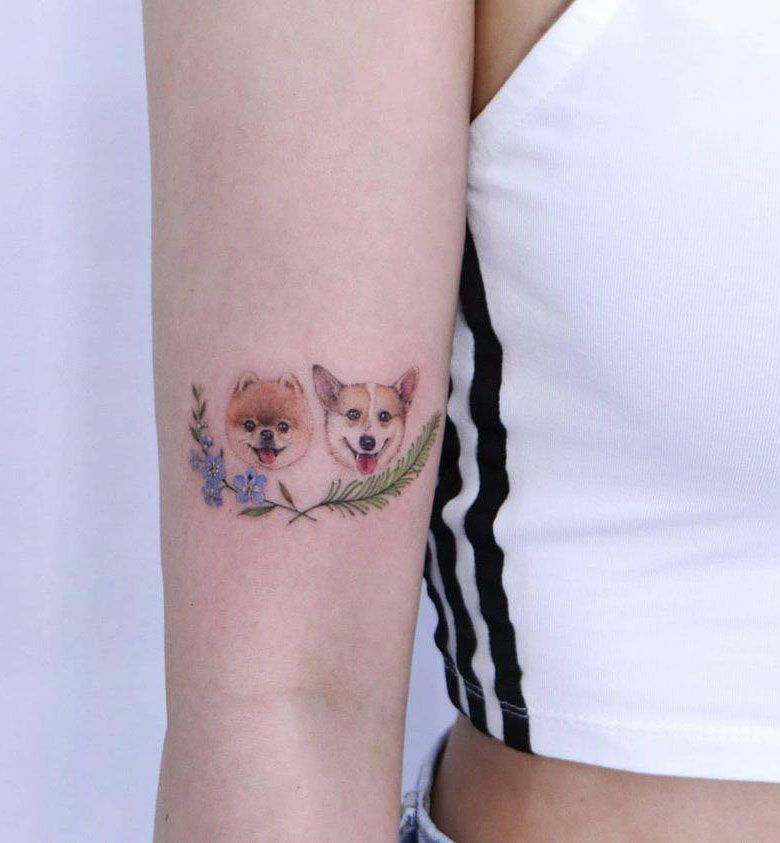 30 Cute Puppy Tattoos You Must Love