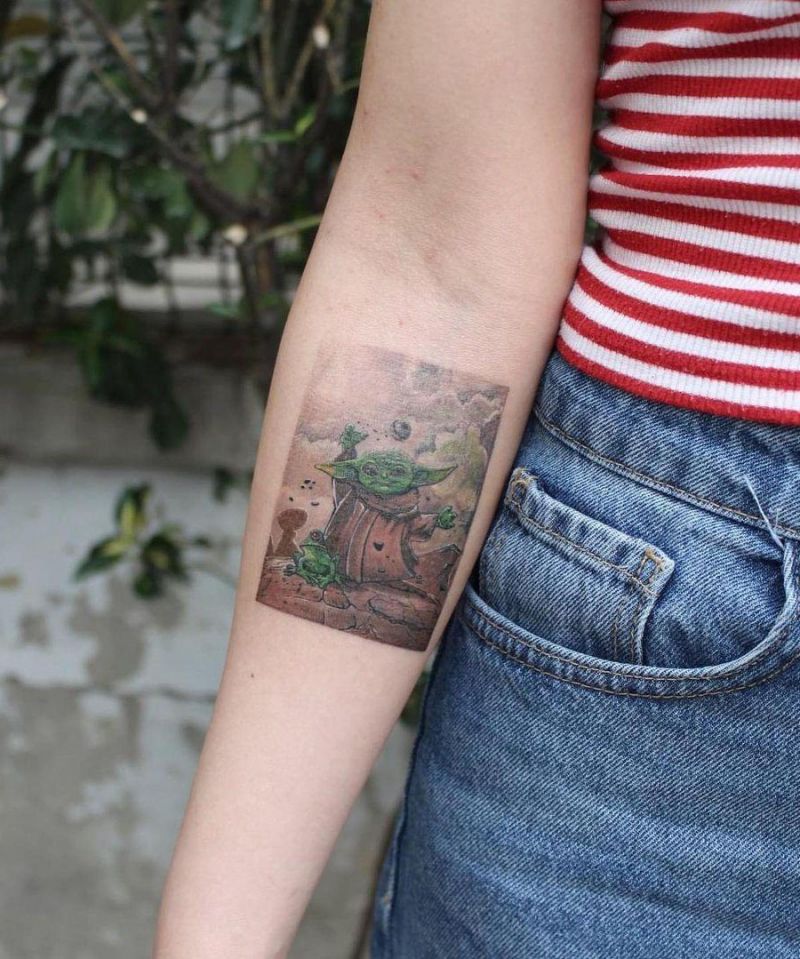 30 Gorgeous Yoda Tattoos You Can Copy