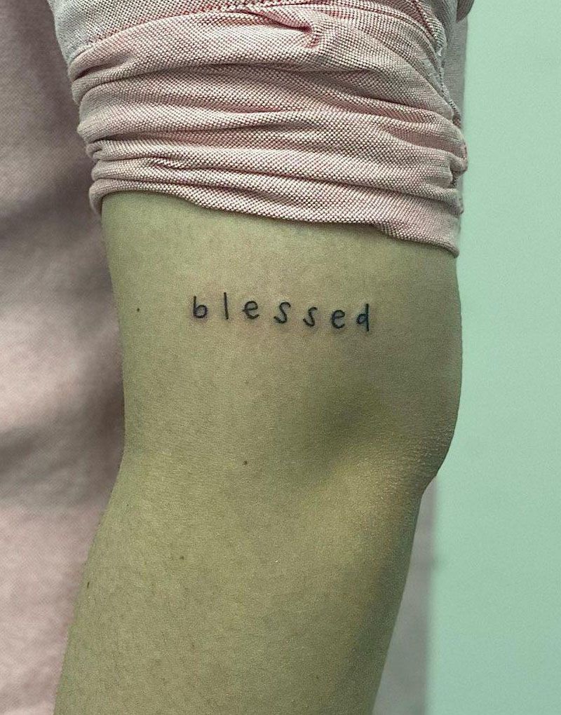 30 Pretty Blessed Tattoos You Can Copy