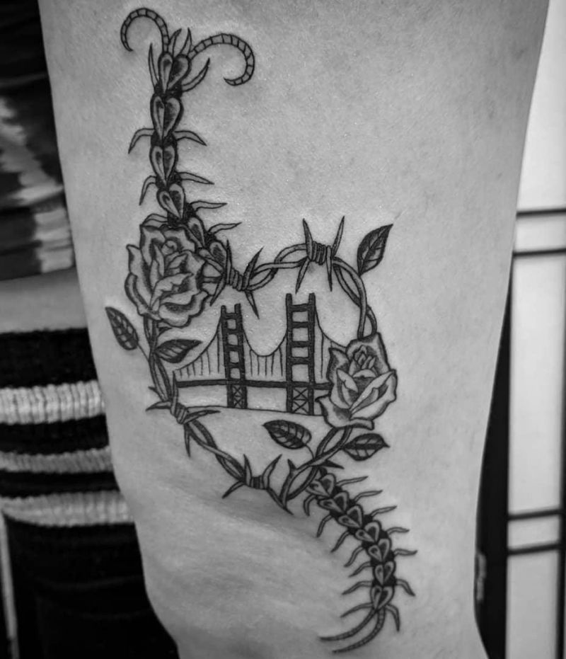 30 Pretty Bridge Tattoos for Your Inspiration