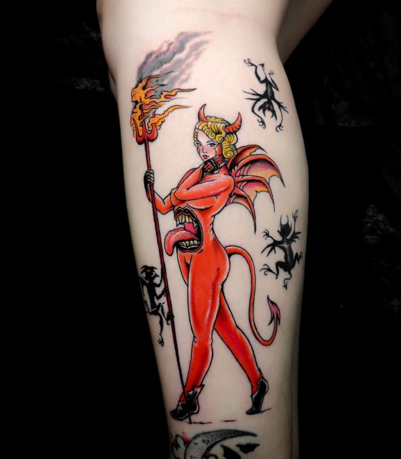 30 Gorgeous Devil Tattoos You Must See