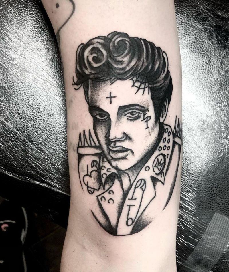 30 Pretty Elvis Tattoos You Will Love