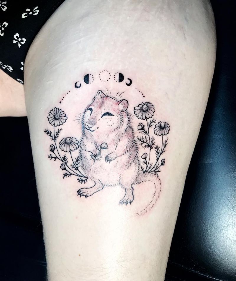 24 Gorgeous Gerbil Tattoos You Will Love