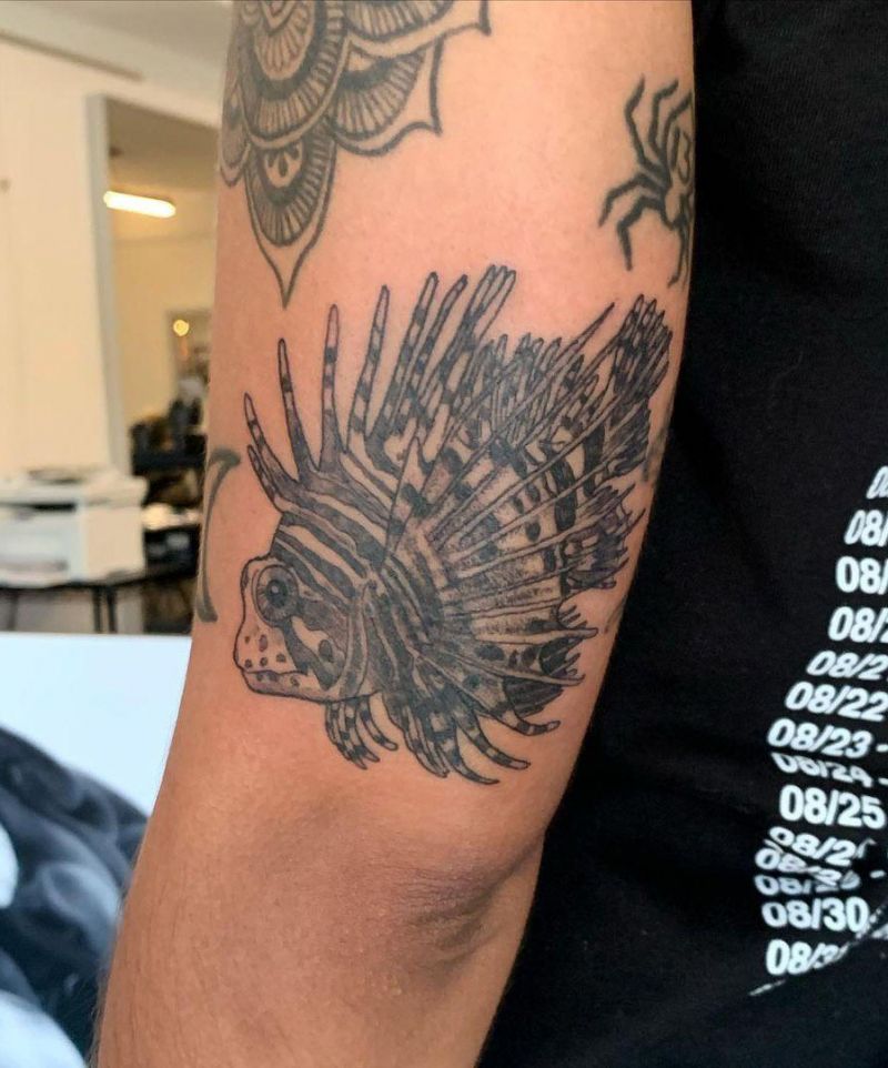 30 Gorgeous Lionfish Tattoos You Must Love