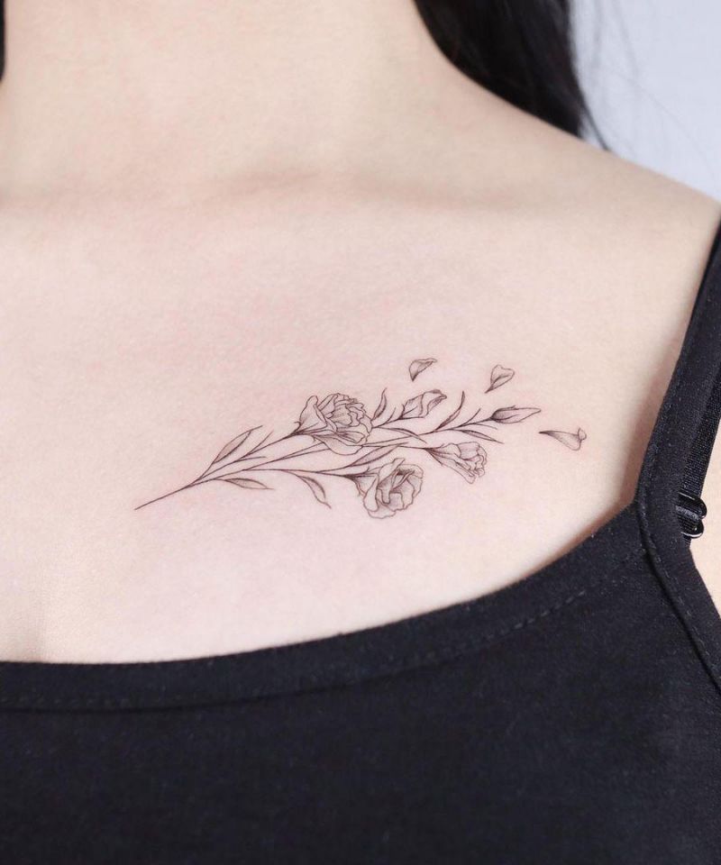 30 Pretty Lisianthus Tattoos You Must See