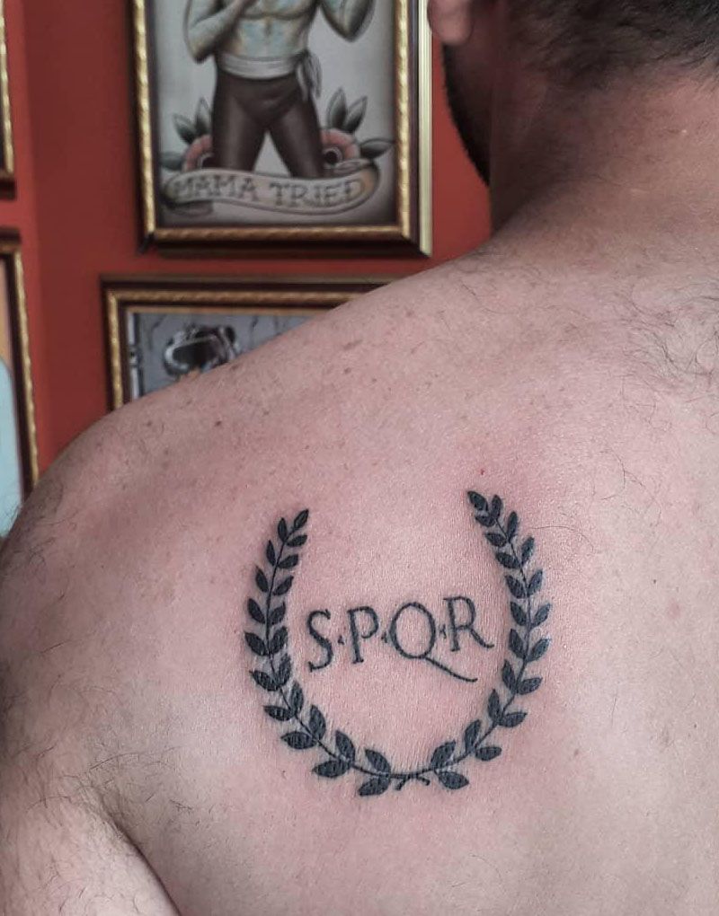 30 Unique SPQR Tattoos You Must See