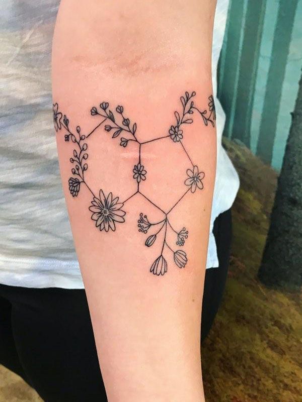 30 Pretty Serotonin Tattoos You Can't Miss