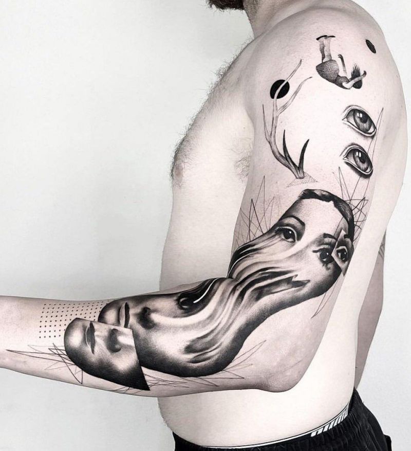 30 Pretty Surreal Tattoos to Inspire You