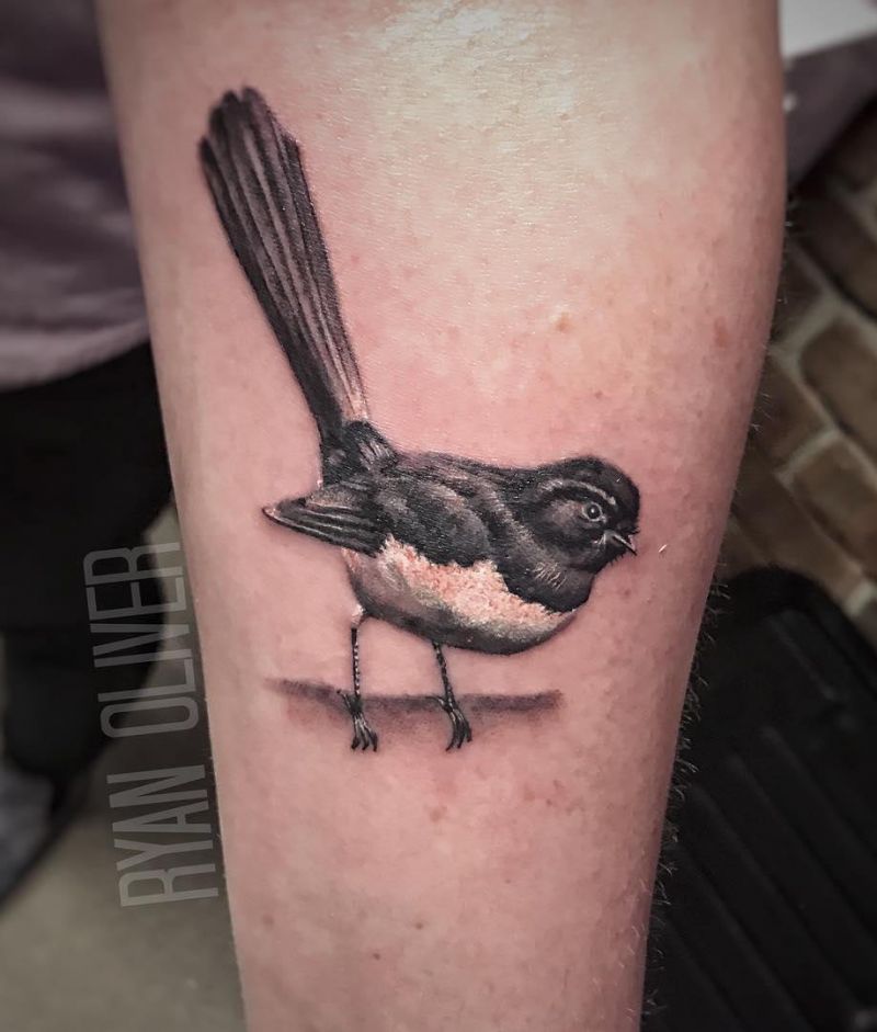 30 Pretty Willy Wagtail Tattoos You Must Love