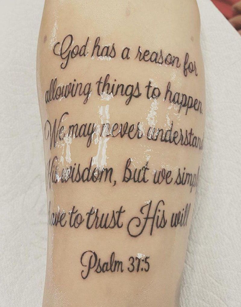 30 Perfect Bible Verse Tattoos for Your Inspiration