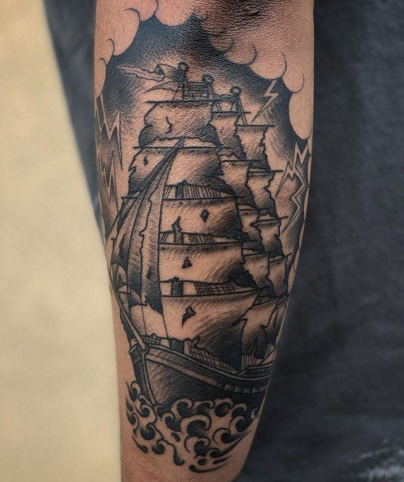 30 Gorgeous Clipper Tattoos You Can’t Miss