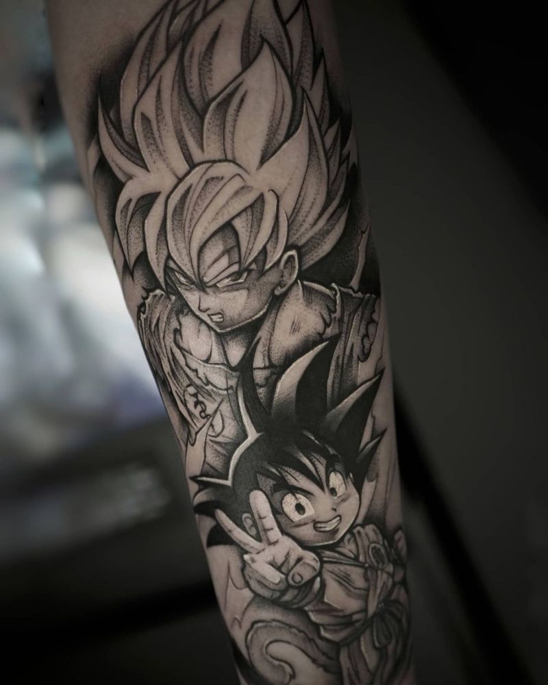 30 Great Dragon Ball Tattoos for Your Inspiration