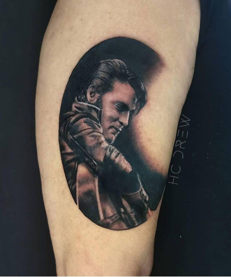 30 Pretty Elvis Tattoos You Will Love