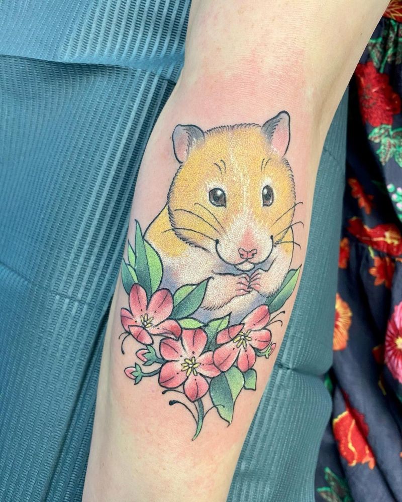 30 Cute Hamster Tattoos You Must See