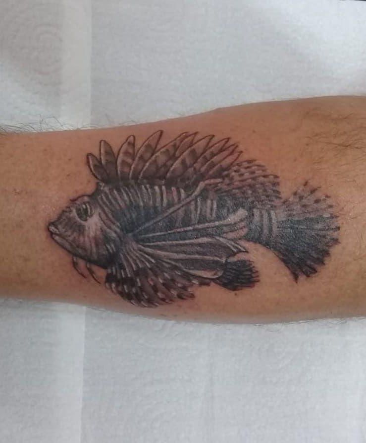 30 Gorgeous Lionfish Tattoos You Must Love